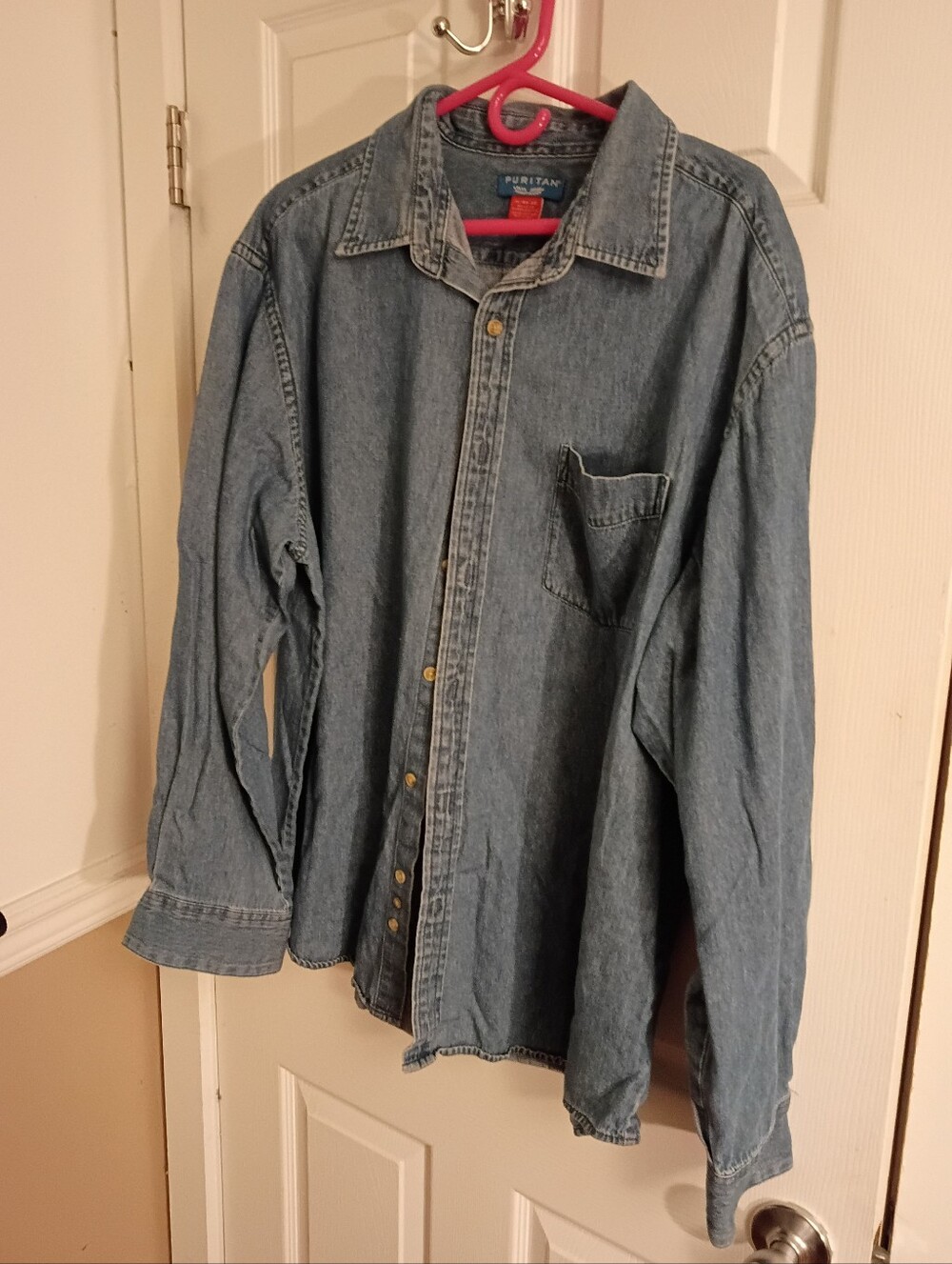 XL Puritan Light Blue Denim Shirt Jacket